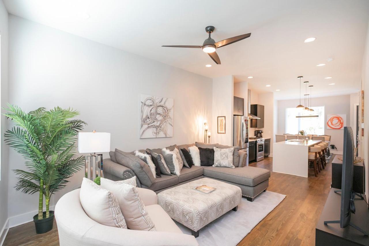 Luxury Townhome Skyline Views Mins To Dt Nashville Exterior photo